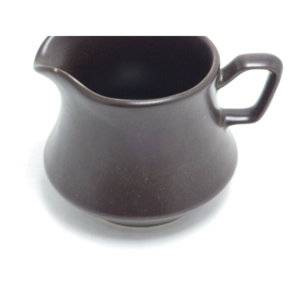 NIKKO Creamer Sugar Bowl Brown Stoneware Japan - Picture 7 of 16